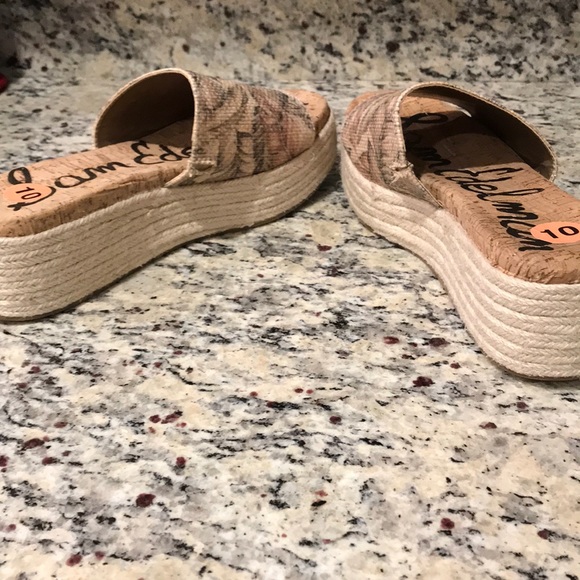 Sam Edelman Leaf Pattern Espadrilles - Picture 6 of 7